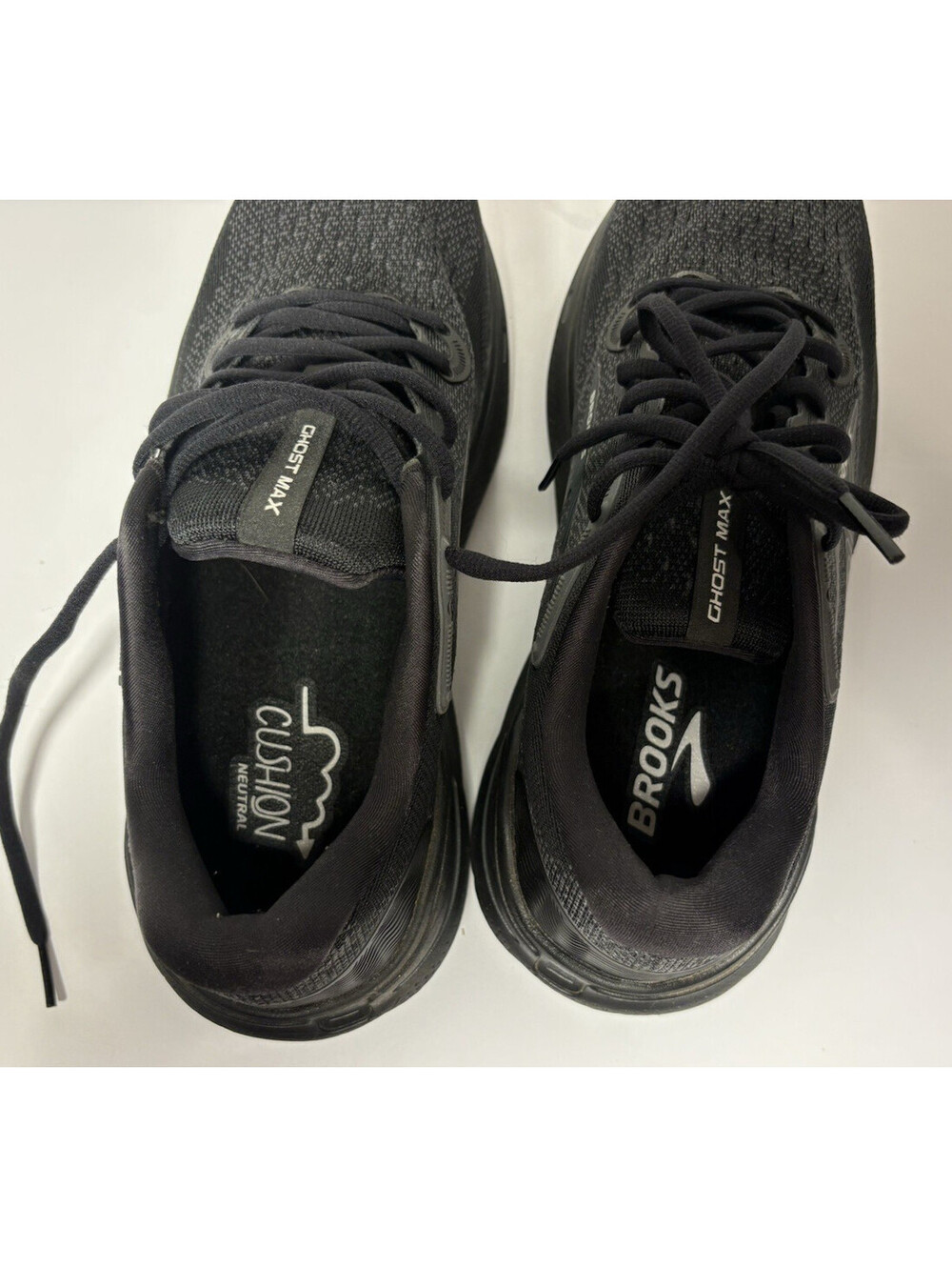 Women's Brooks Ghost Max 2, Black/Black/Ebony, 10.5 B - Picture 8 of 8